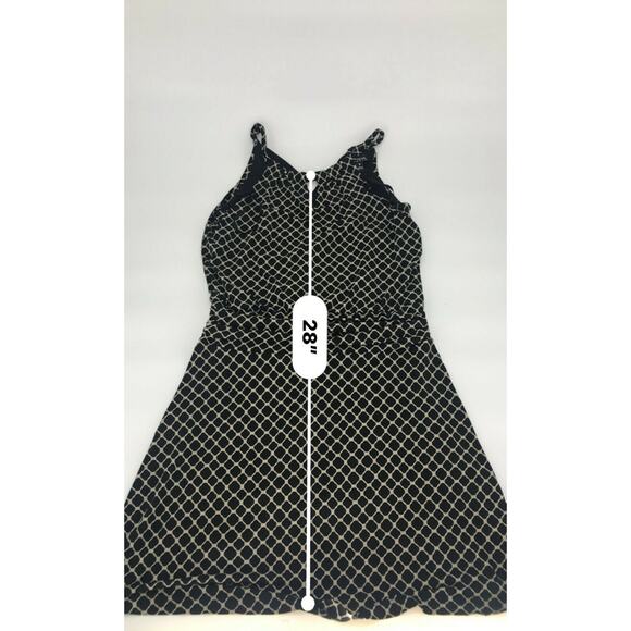 EN Focus Studio Black and White Geometric Sleeveless Dress Women’s Size 8 - Picture 4 of 5